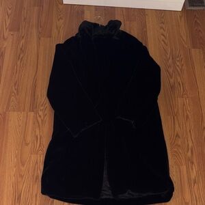 Macy's Black furry Coat
